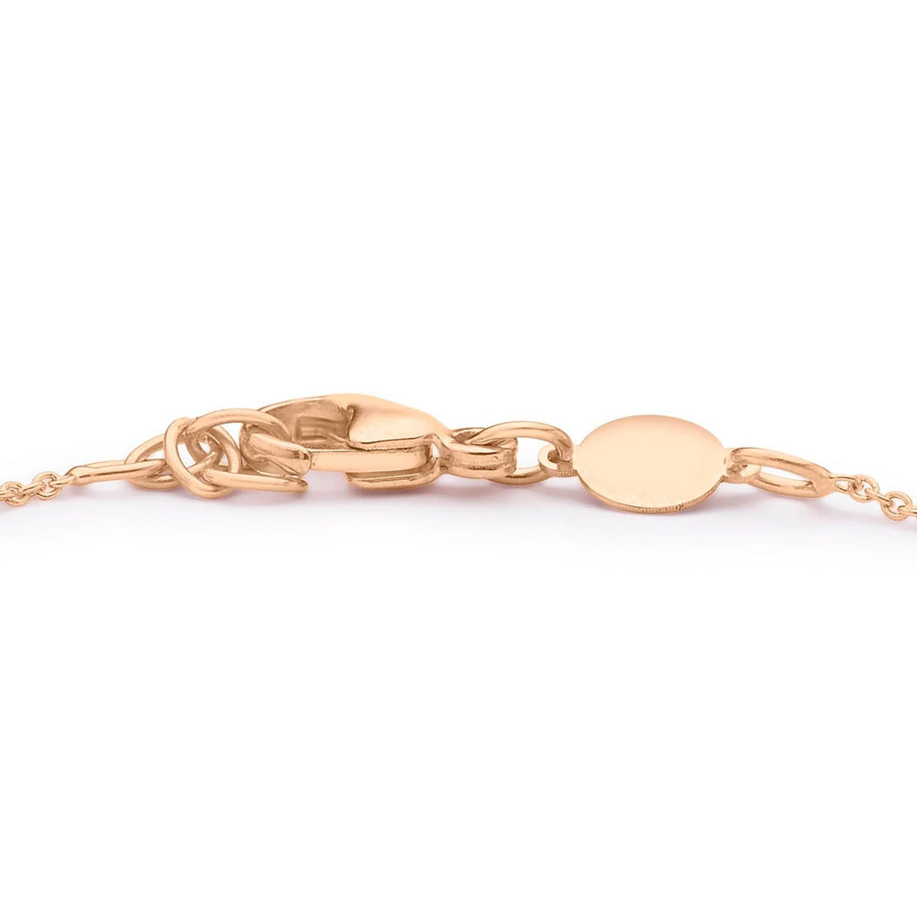 9ct Rose Gold 3mm x 20mm Horizontal-Bar Adjustable Bracelet 18cm-19cm - Regarde Jewellers