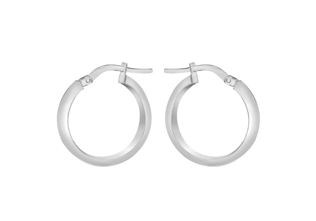 White Gold Earrings