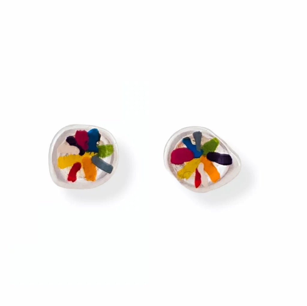 Colourline Colour Dot Stud Earrings - Regarde Jewellers