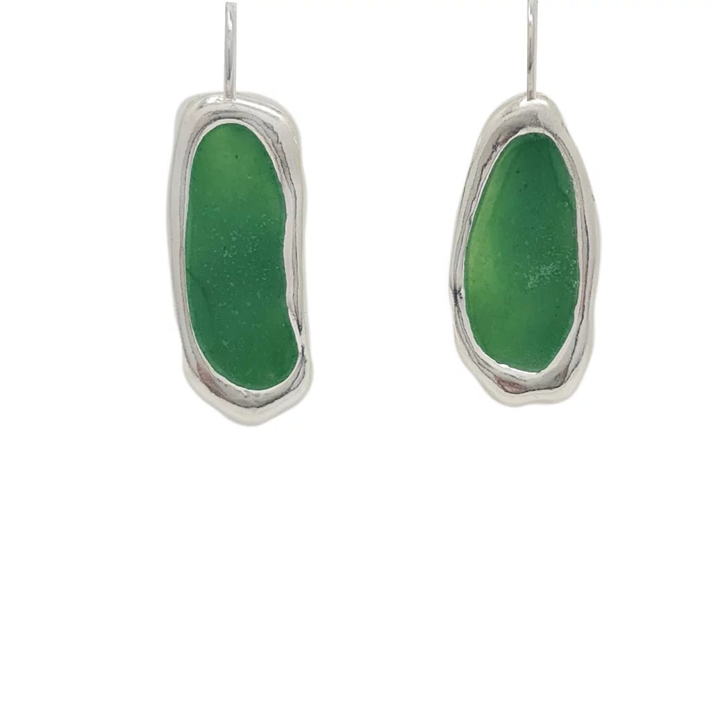 Drop of Green Earrings - Regarde Jewellers