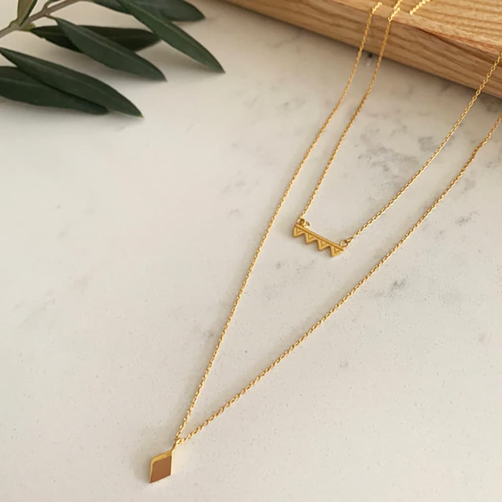 Farah Necklace Gold - Regarde Jewellers