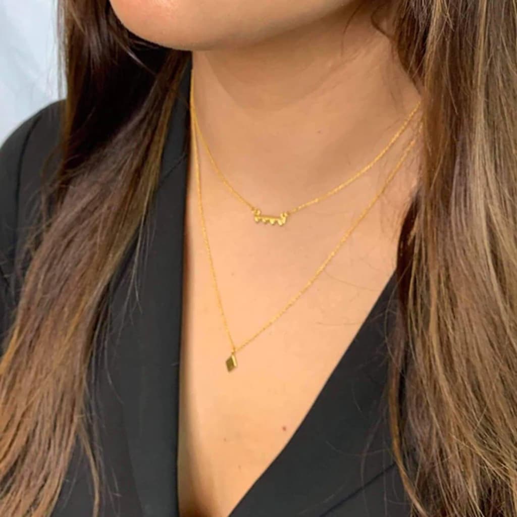 Farah Necklace Gold - Regarde Jewellers