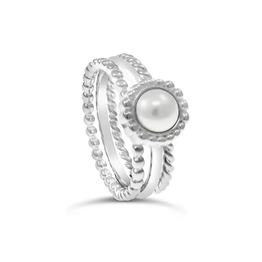 Freshwater Pearl Stacking Ring - Regarde Jewellers