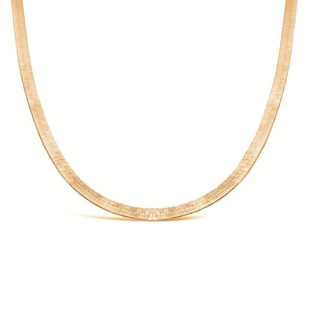 Herringbone Choker Length Necklace - Regarde Jewellers