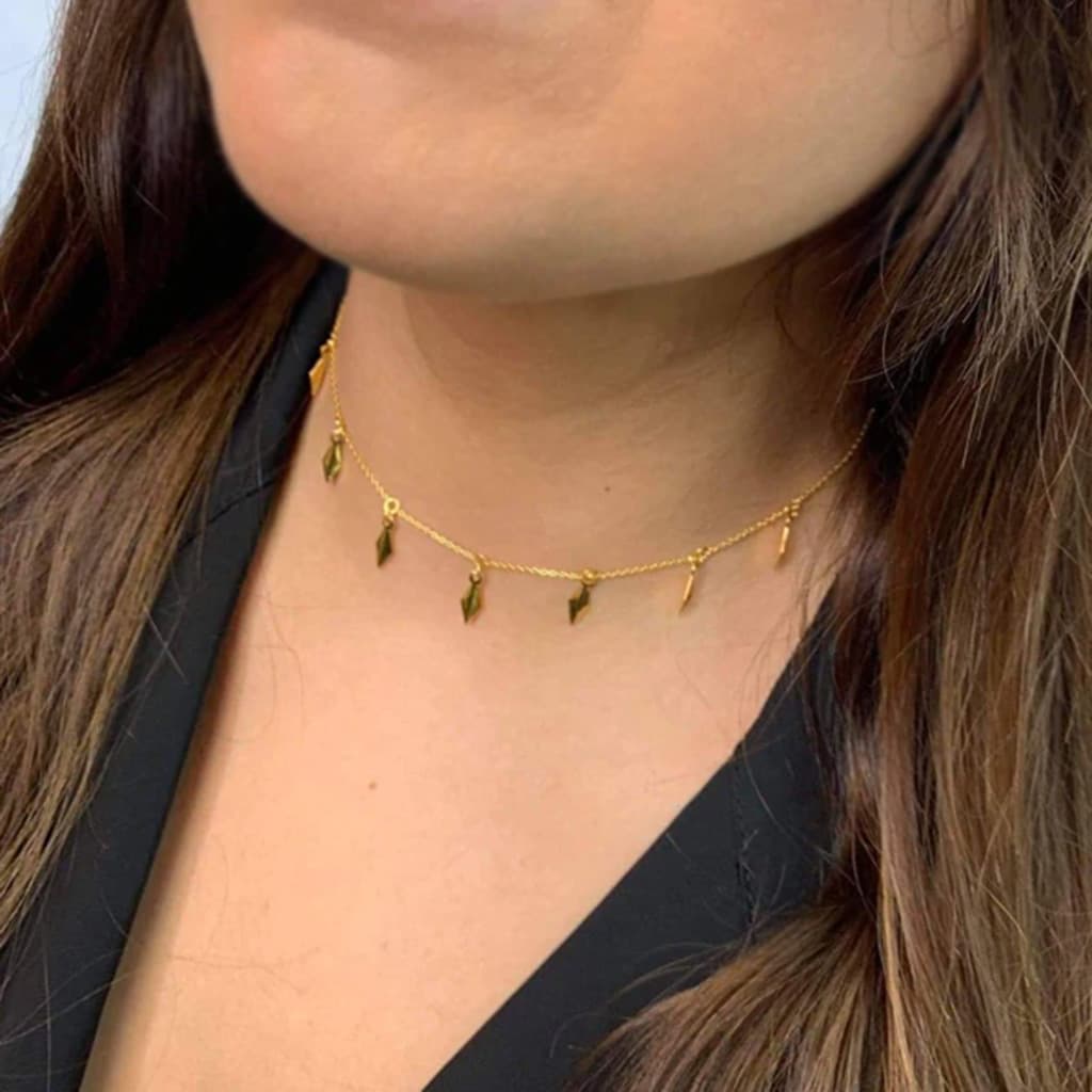 Mille Choker Necklace Rose Gold - Regarde Jewellers