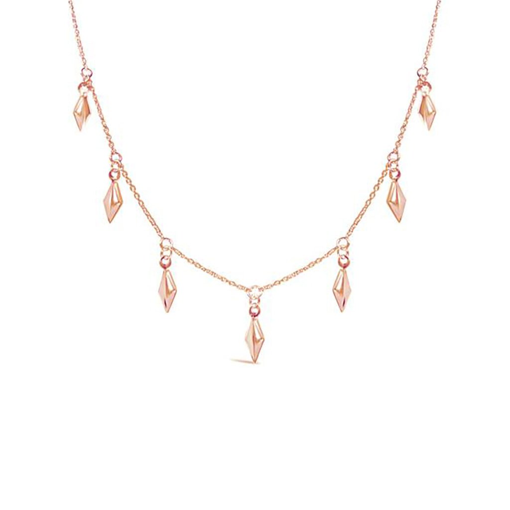 Mille Choker Necklace Rose Gold - Regarde Jewellers